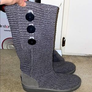 Tall knit UGG boots